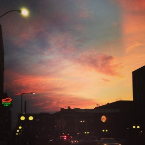 Sunset in Lincoln Nebraska